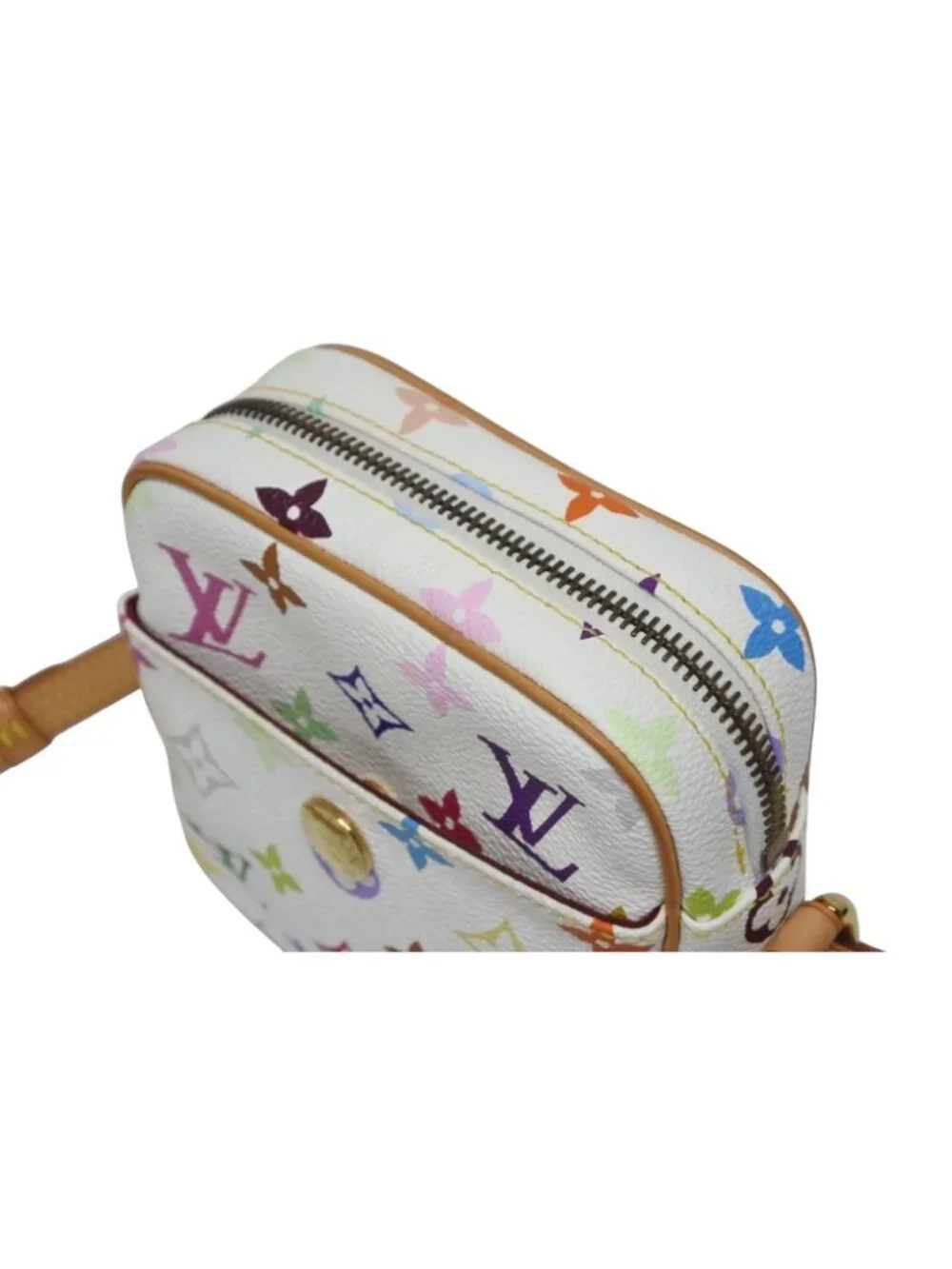Louis Vuitton Shoulder Bag Lift Blanc Monogram Multicolor Gold